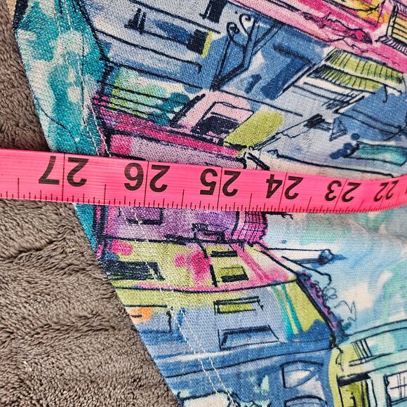 Alfred Dunner Petite L Asymmetrical 3/4 Sleeve Shirt - Picture 9 of 9